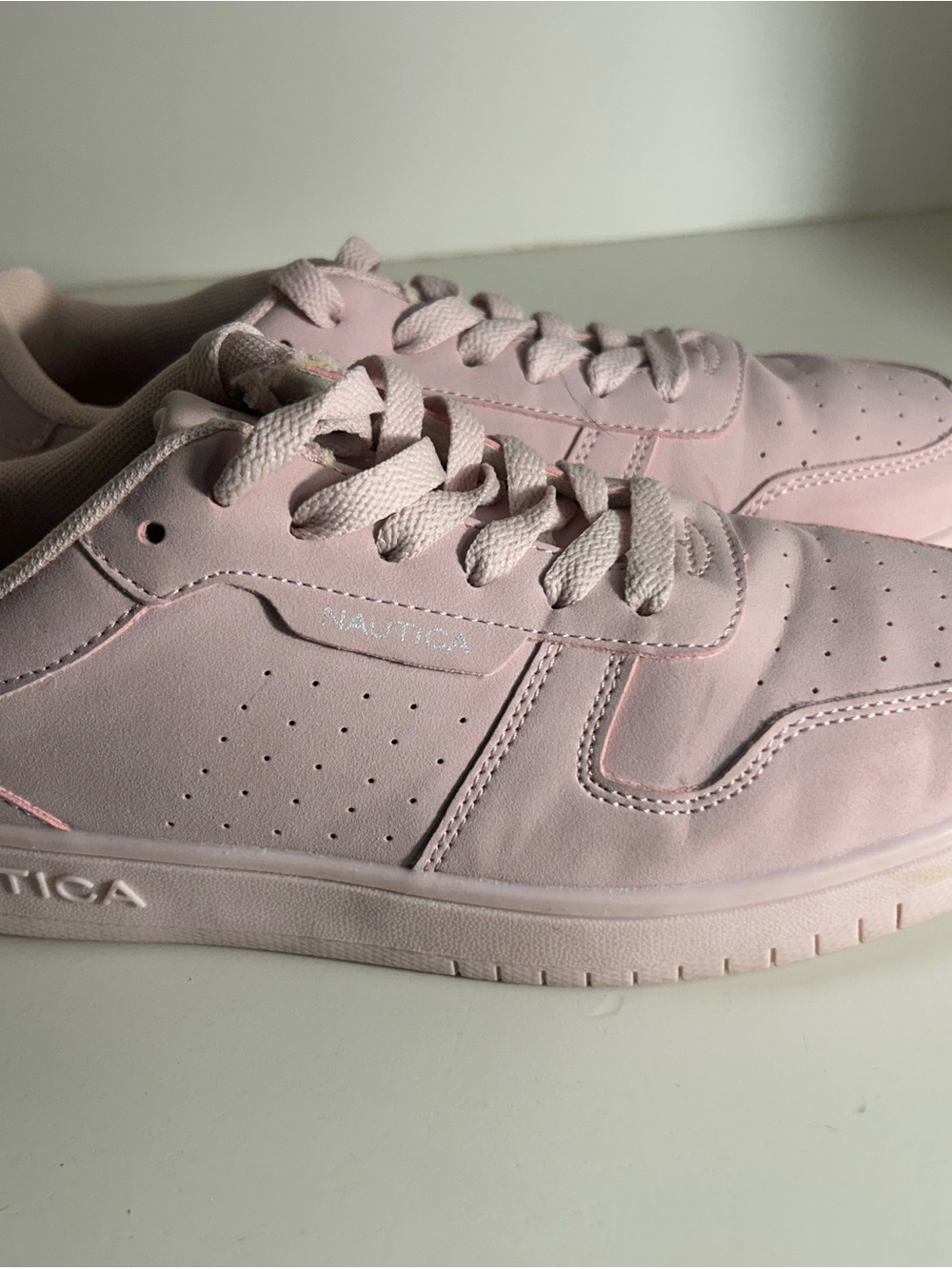WORN ONCE Nautica Women's Light Pink Low-Top Sneakers